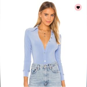 Song of Style Earnest Top in Cornflower Blue